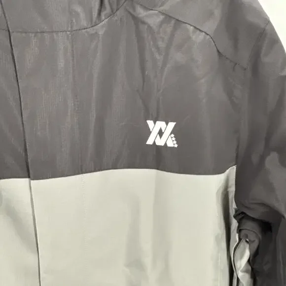 Dixxon Ground Up Hooded Tech Jacket Size L Tall Gray Black New - Picture 2 of 11